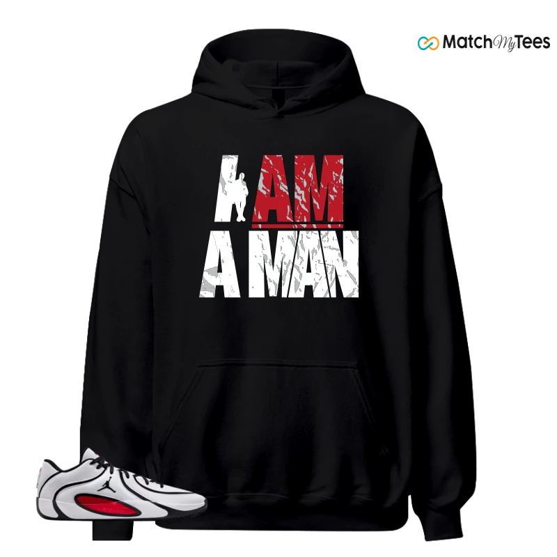 NIKE AIR JORDAN TATUM 4 WHITE UNIVERSITY RED SNEAKER Matching Tees hoodie
