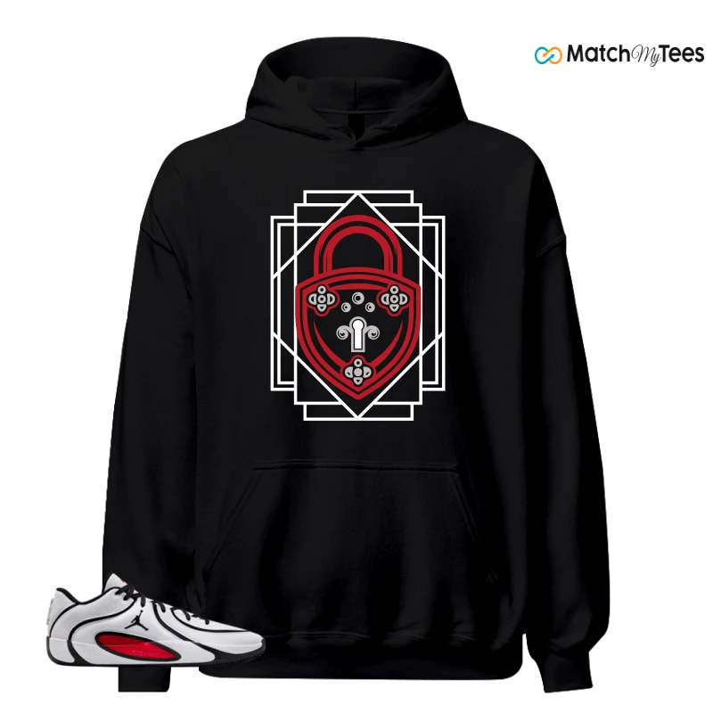 NIKE AIR JORDAN TATUM 4 WHITE UNIVERSITY RED SNEAKER Matching Tees hoodie