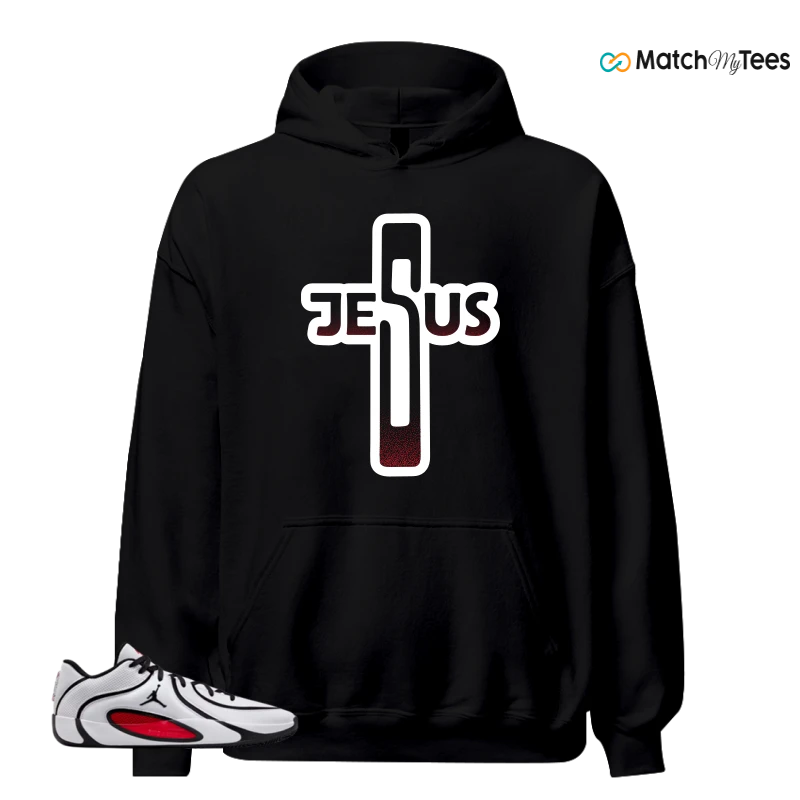 NIKE AIR JORDAN TATUM 4 WHITE UNIVERSITY RED SNEAKER Matching Tees hoodie