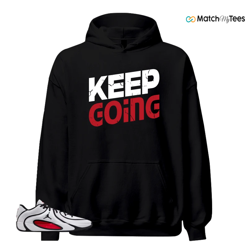 NIKE AIR JORDAN TATUM 4 WHITE UNIVERSITY RED SNEAKER Matching Tees hoodie
