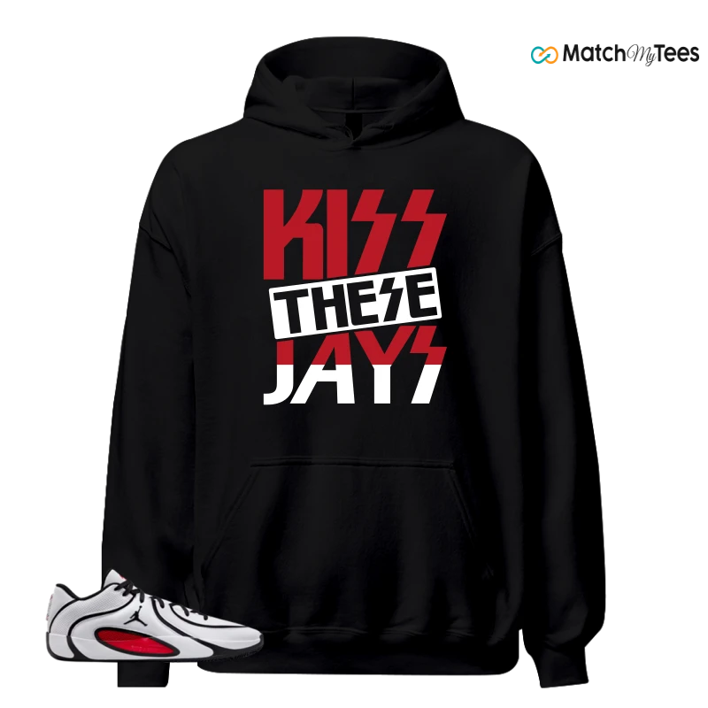 NIKE AIR JORDAN TATUM 4 WHITE UNIVERSITY RED SNEAKER Matching Tees hoodie