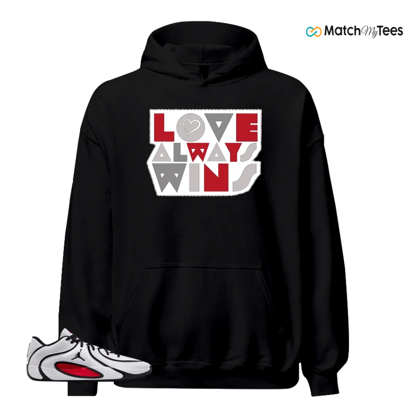 NIKE AIR JORDAN TATUM 4 WHITE UNIVERSITY RED SNEAKER Matching Tees hoodie