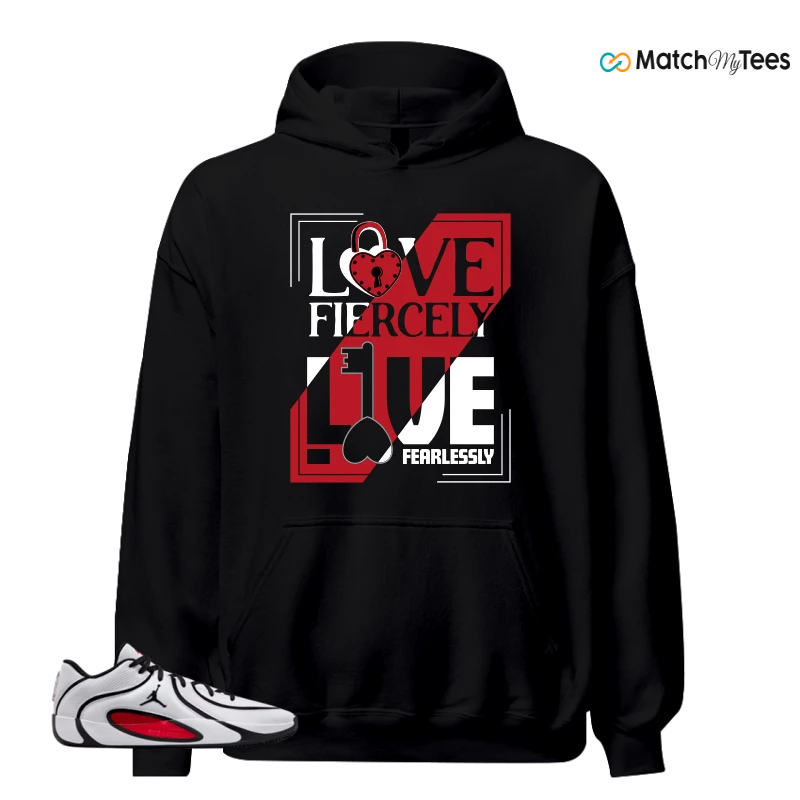 NIKE AIR JORDAN TATUM 4 WHITE UNIVERSITY RED SNEAKER Matching Tees hoodie