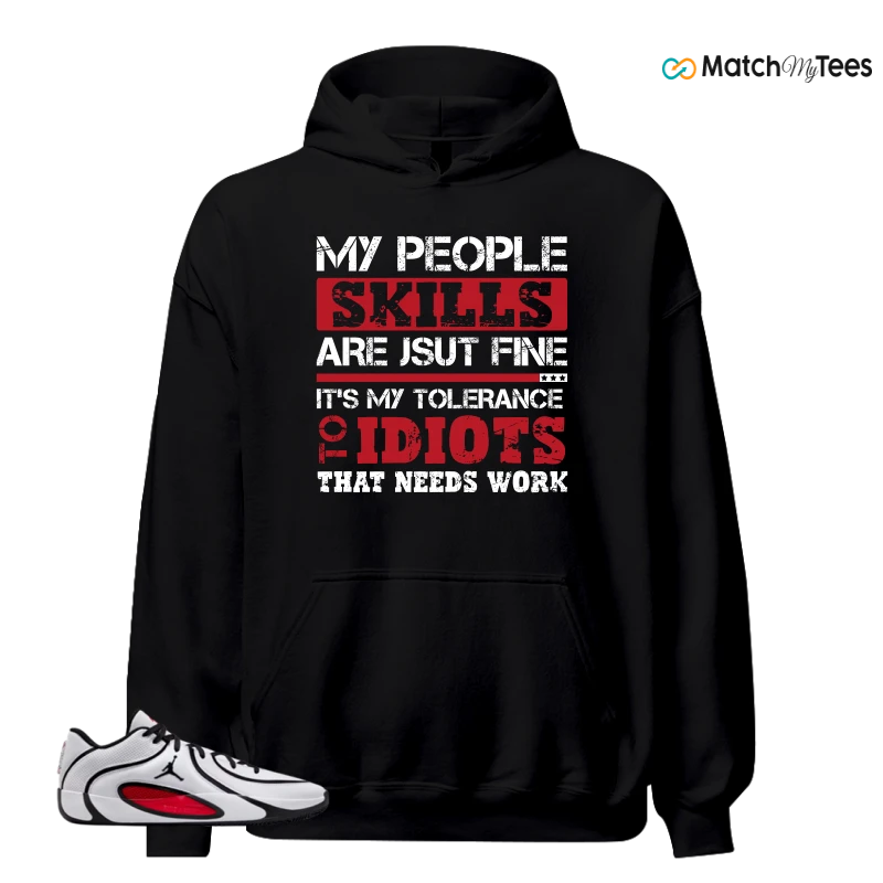 NIKE AIR JORDAN TATUM 4 WHITE UNIVERSITY RED SNEAKER Matching Tees hoodie
