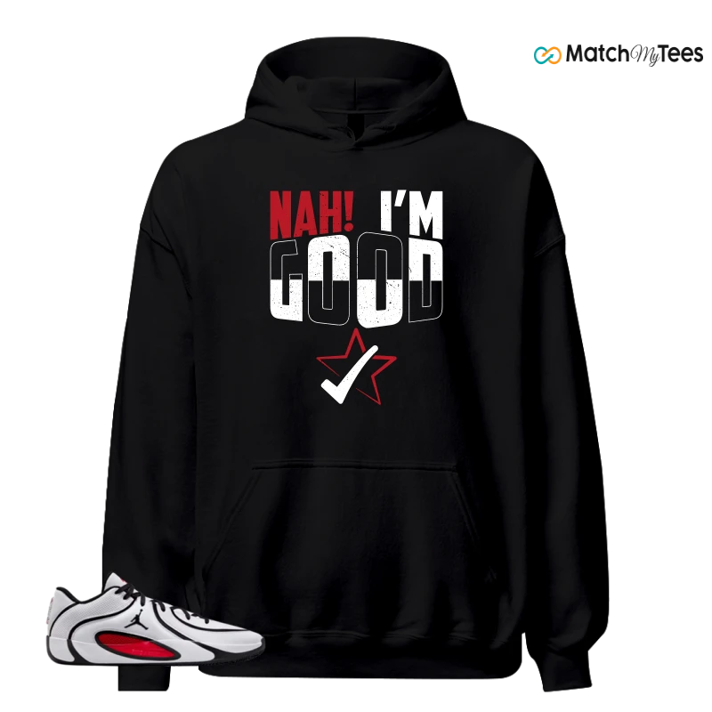 NIKE AIR JORDAN TATUM 4 WHITE UNIVERSITY RED SNEAKER Matching Tees hoodie