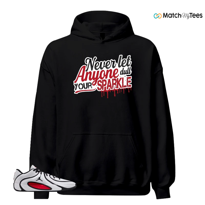 NIKE AIR JORDAN TATUM 4 WHITE UNIVERSITY RED SNEAKER Matching Tees hoodie