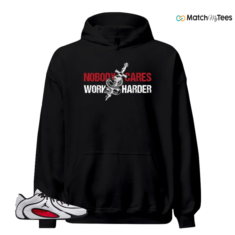 NIKE AIR JORDAN TATUM 4 WHITE UNIVERSITY RED SNEAKER Matching Tees hoodie