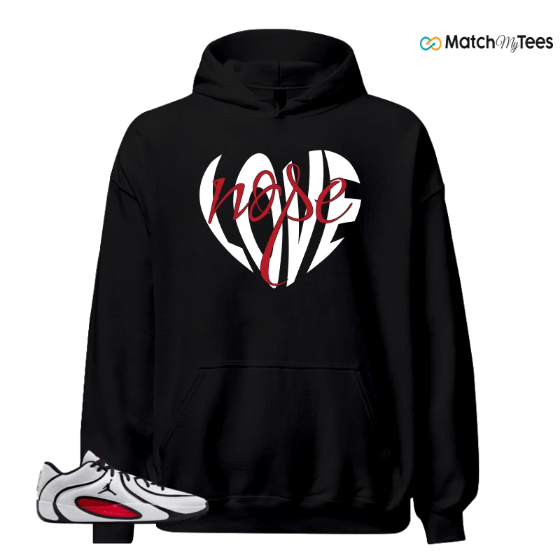 NIKE AIR JORDAN TATUM 4 WHITE UNIVERSITY RED SNEAKER Matching Tees hoodie