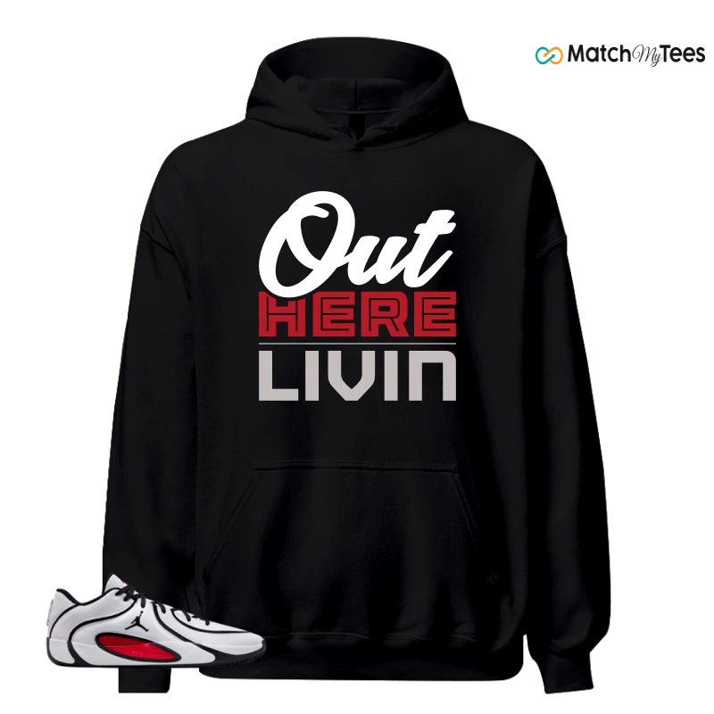 NIKE AIR JORDAN TATUM 4 WHITE UNIVERSITY RED SNEAKER Matching Tees hoodie