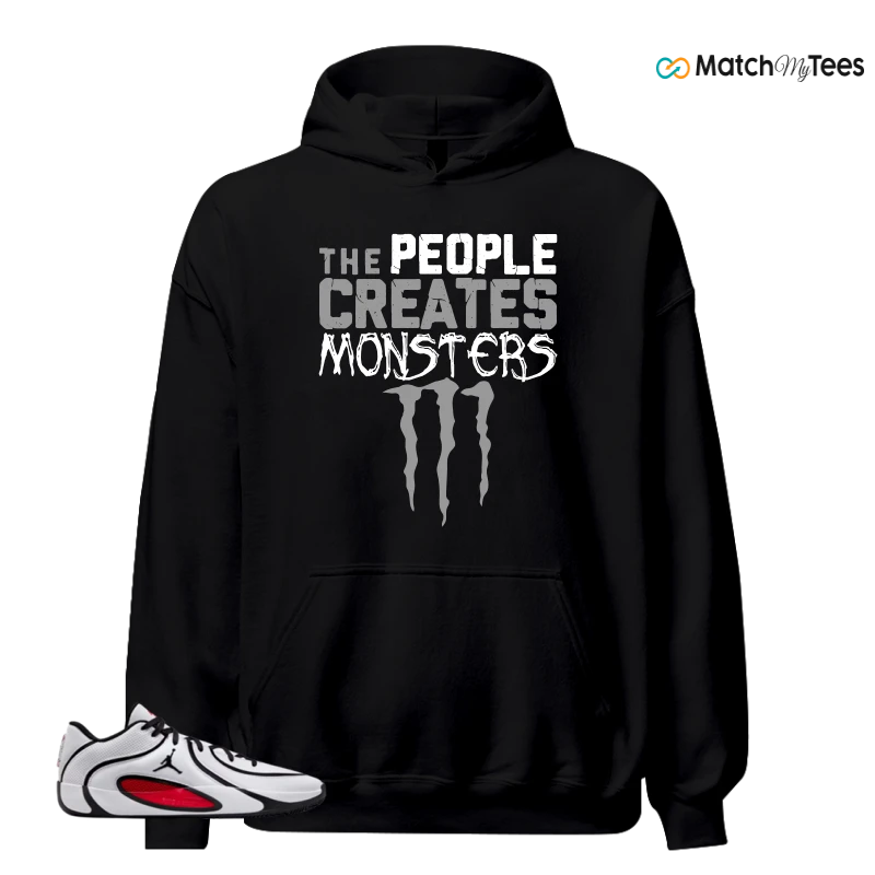 NIKE AIR JORDAN TATUM 4 WHITE UNIVERSITY RED SNEAKER Matching Tees hoodie