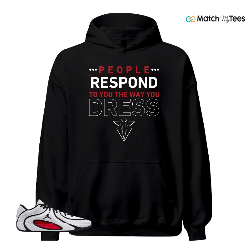 NIKE AIR JORDAN TATUM 4 WHITE UNIVERSITY RED SNEAKER Matching Tees hoodie