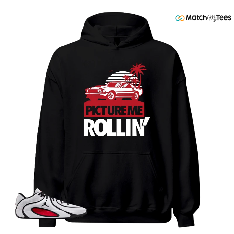 NIKE AIR JORDAN TATUM 4 WHITE UNIVERSITY RED SNEAKER Matching Tees hoodie