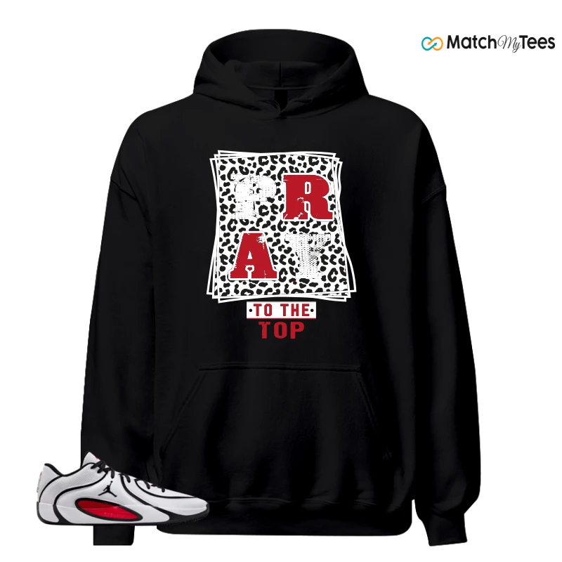 NIKE AIR JORDAN TATUM 4 WHITE UNIVERSITY RED SNEAKER Matching Tees hoodie