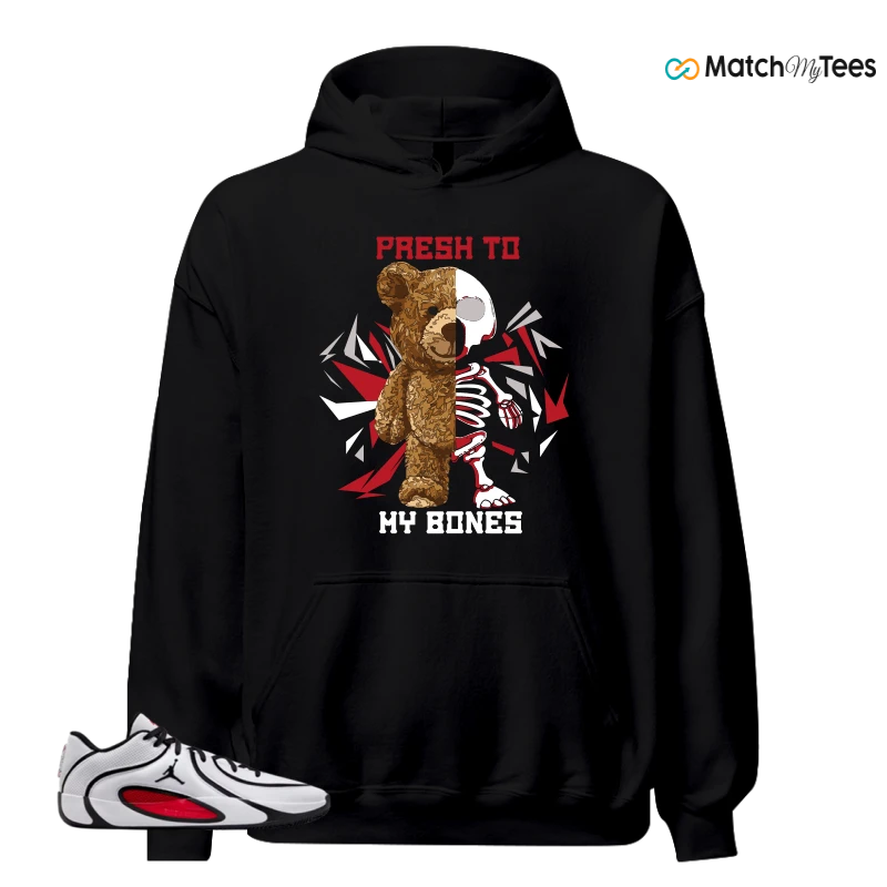 NIKE AIR JORDAN TATUM 4 WHITE UNIVERSITY RED SNEAKER Matching Tees hoodie