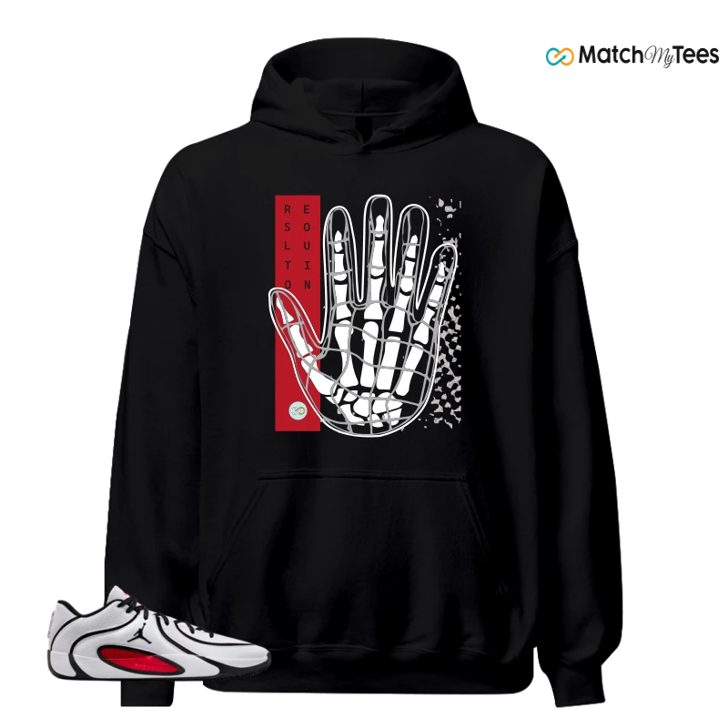 NIKE AIR JORDAN TATUM 4 WHITE UNIVERSITY RED SNEAKER Matching Tees hoodie