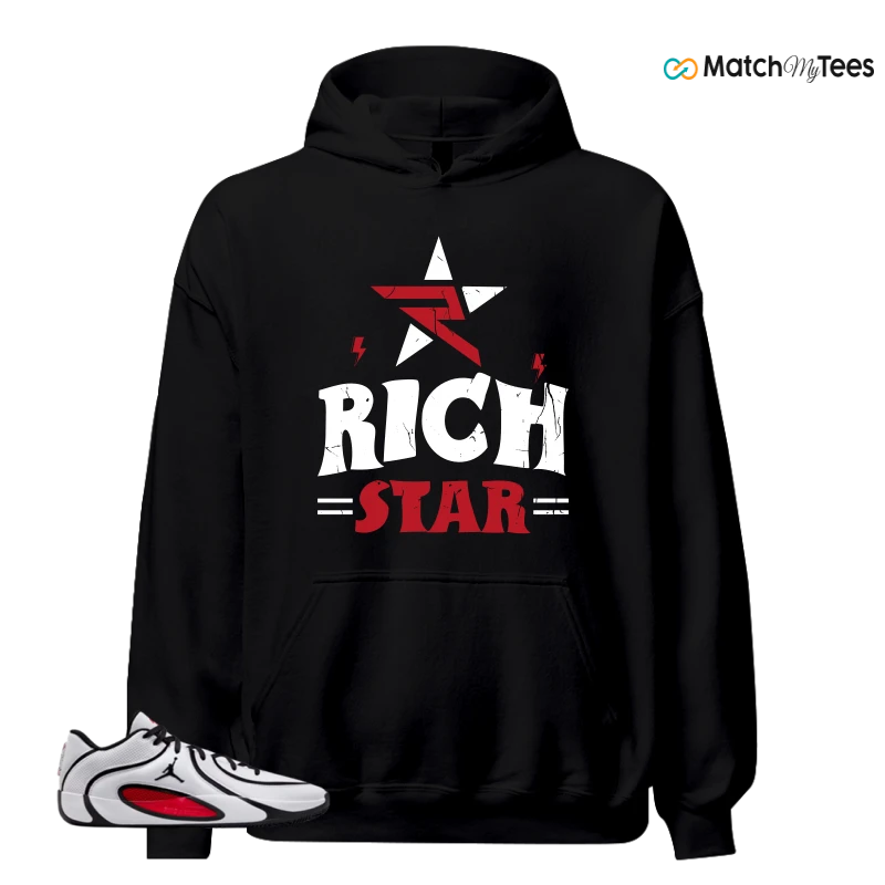 NIKE AIR JORDAN TATUM 4 WHITE UNIVERSITY RED SNEAKER Matching Tees hoodie