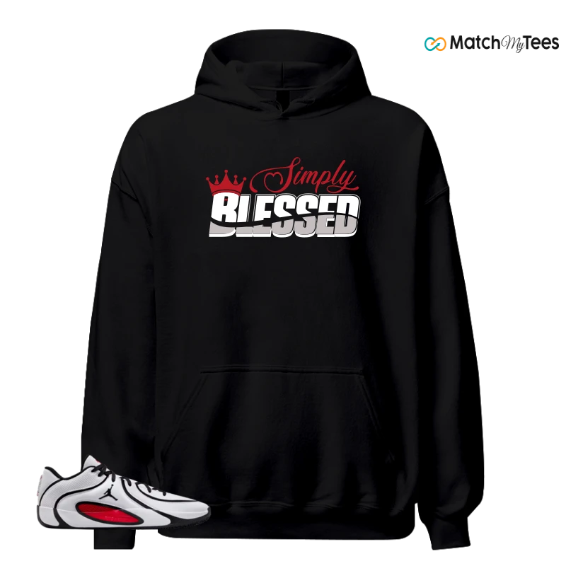 NIKE AIR JORDAN TATUM 4 WHITE UNIVERSITY RED SNEAKER Matching Tees hoodie