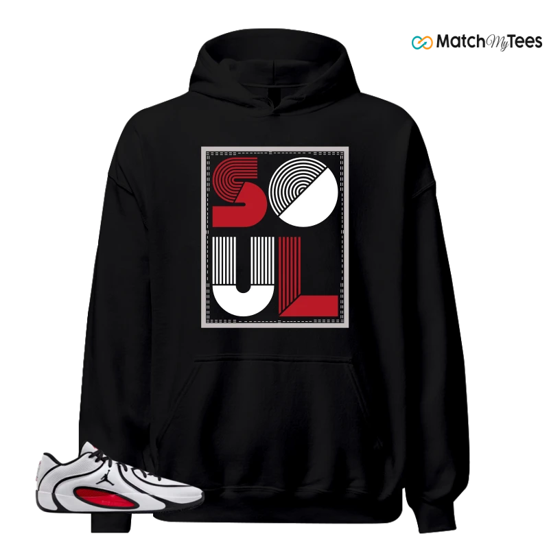 NIKE AIR JORDAN TATUM 4 WHITE UNIVERSITY RED SNEAKER Matching Tees hoodie