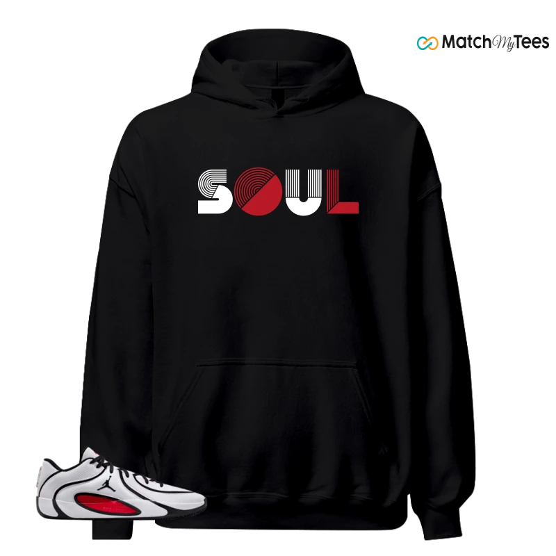 NIKE AIR JORDAN TATUM 4 WHITE UNIVERSITY RED SNEAKER Matching Tees hoodie