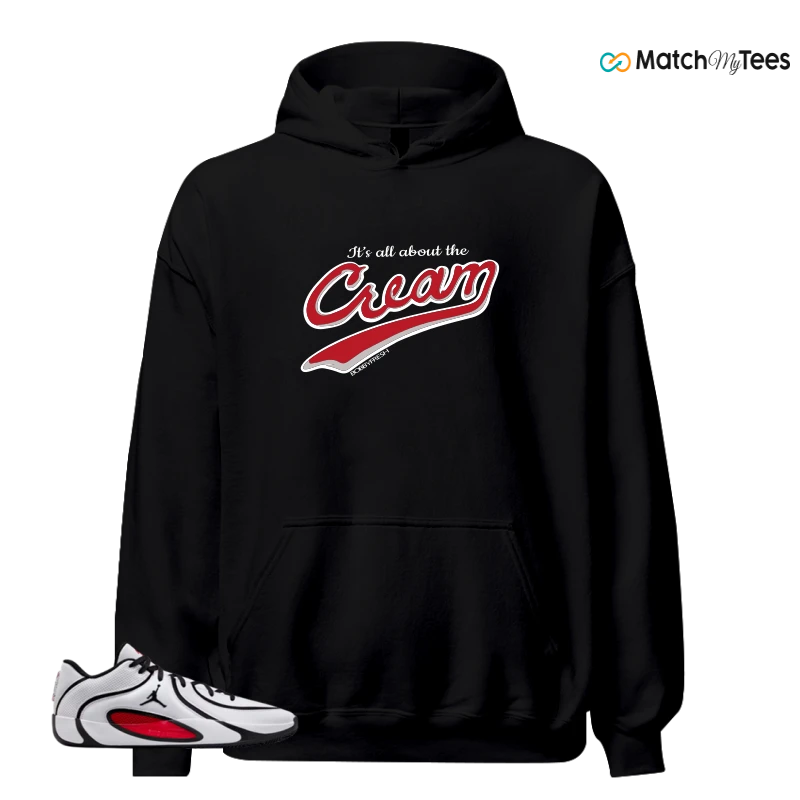 NIKE AIR JORDAN TATUM 4 WHITE UNIVERSITY RED SNEAKER Matching Tees hoodie