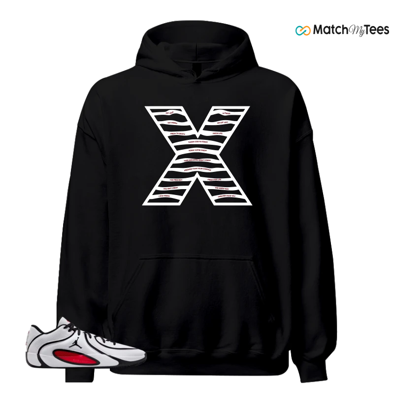 NIKE AIR JORDAN TATUM 4 WHITE UNIVERSITY RED SNEAKER Matching Tees hoodie