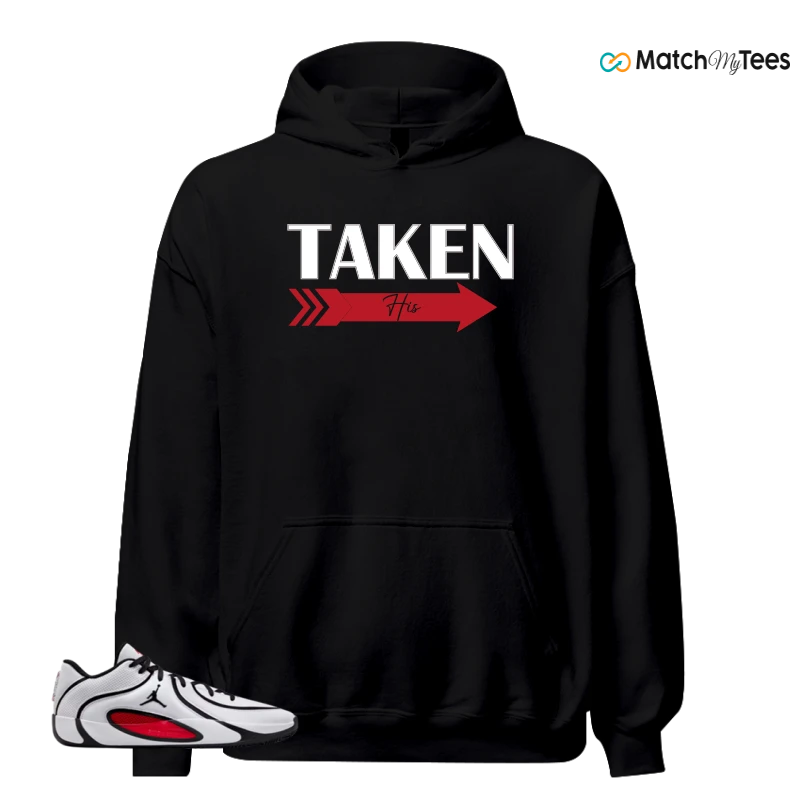 NIKE AIR JORDAN TATUM 4 WHITE UNIVERSITY RED SNEAKER Matching Tees hoodie