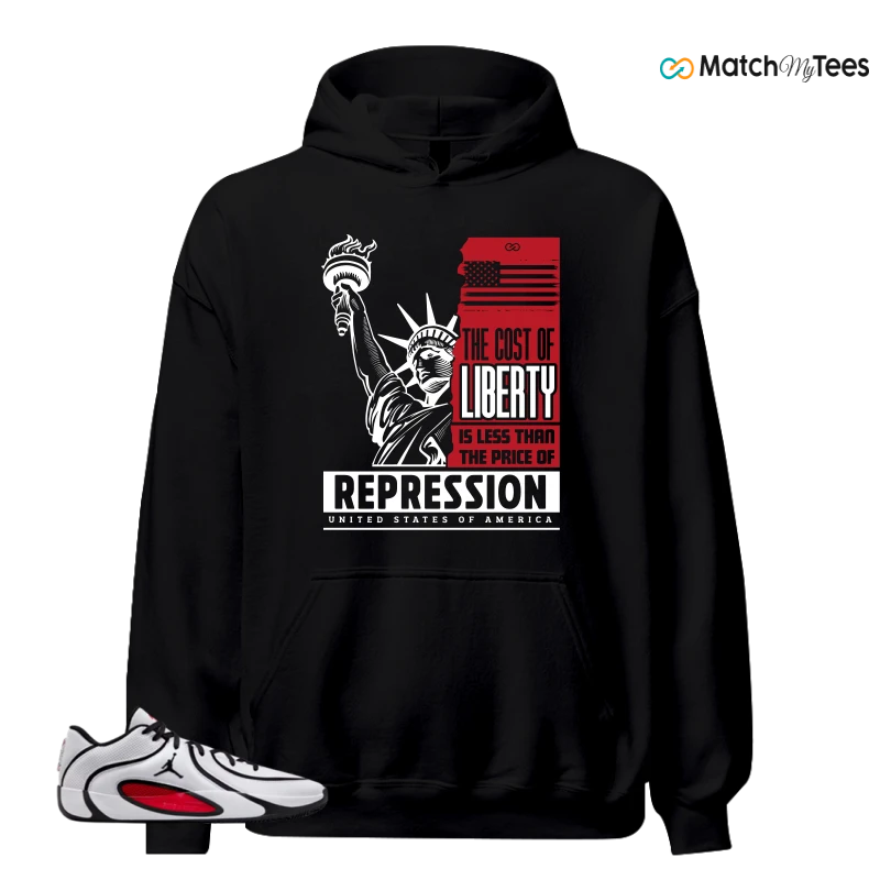 NIKE AIR JORDAN TATUM 4 WHITE UNIVERSITY RED SNEAKER Matching Tees hoodie