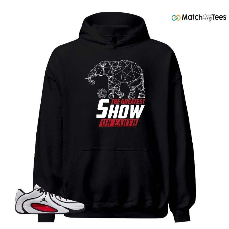 NIKE AIR JORDAN TATUM 4 WHITE UNIVERSITY RED SNEAKER Matching Tees hoodie