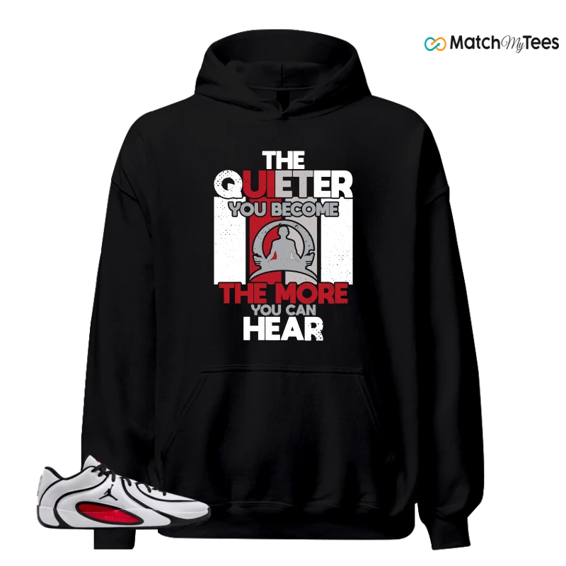 NIKE AIR JORDAN TATUM 4 WHITE UNIVERSITY RED SNEAKER Matching Tees hoodie