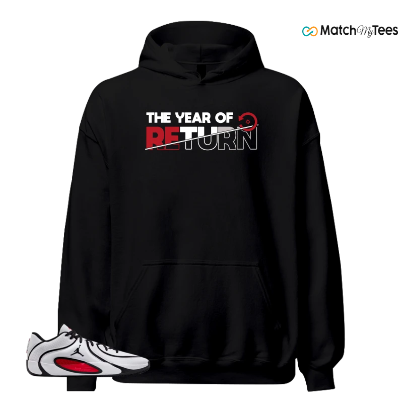 NIKE AIR JORDAN TATUM 4 WHITE UNIVERSITY RED SNEAKER Matching Tees hoodie