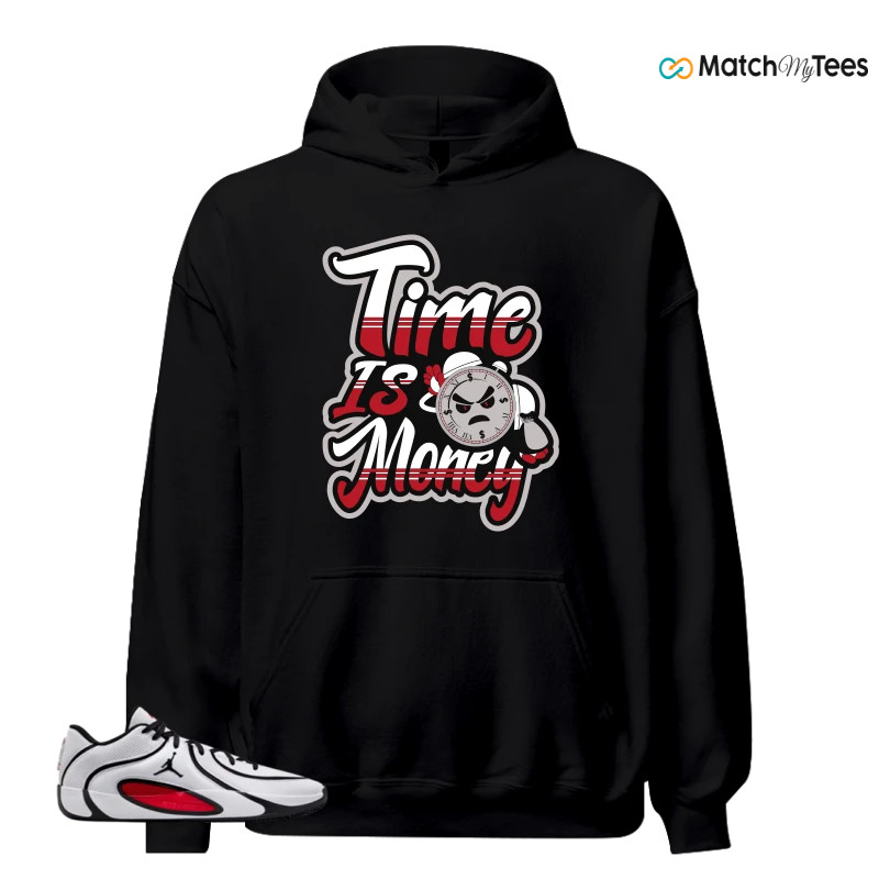 NIKE AIR JORDAN TATUM 4 WHITE UNIVERSITY RED SNEAKER Matching Tees hoodie