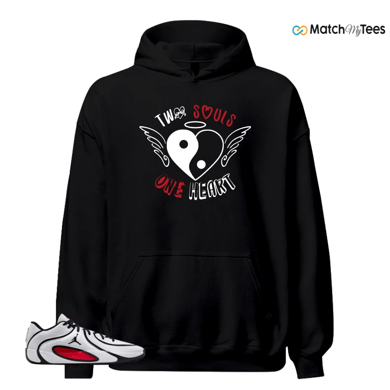 NIKE AIR JORDAN TATUM 4 WHITE UNIVERSITY RED SNEAKER Matching Tees hoodie