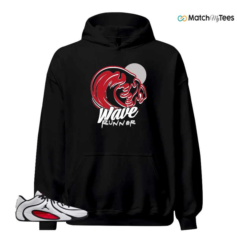 NIKE AIR JORDAN TATUM 4 WHITE UNIVERSITY RED SNEAKER Matching Tees hoodie