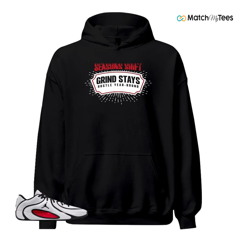 NIKE AIR JORDAN TATUM 4 WHITE UNIVERSITY RED SNEAKER Matching Tees hoodie