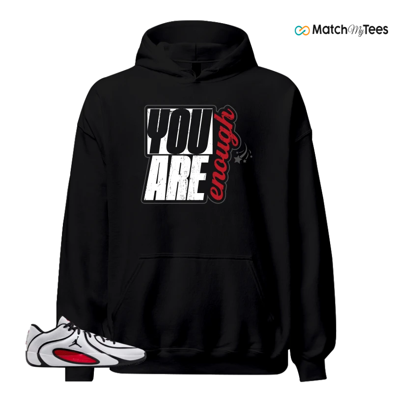 NIKE AIR JORDAN TATUM 4 WHITE UNIVERSITY RED SNEAKER Matching Tees hoodie