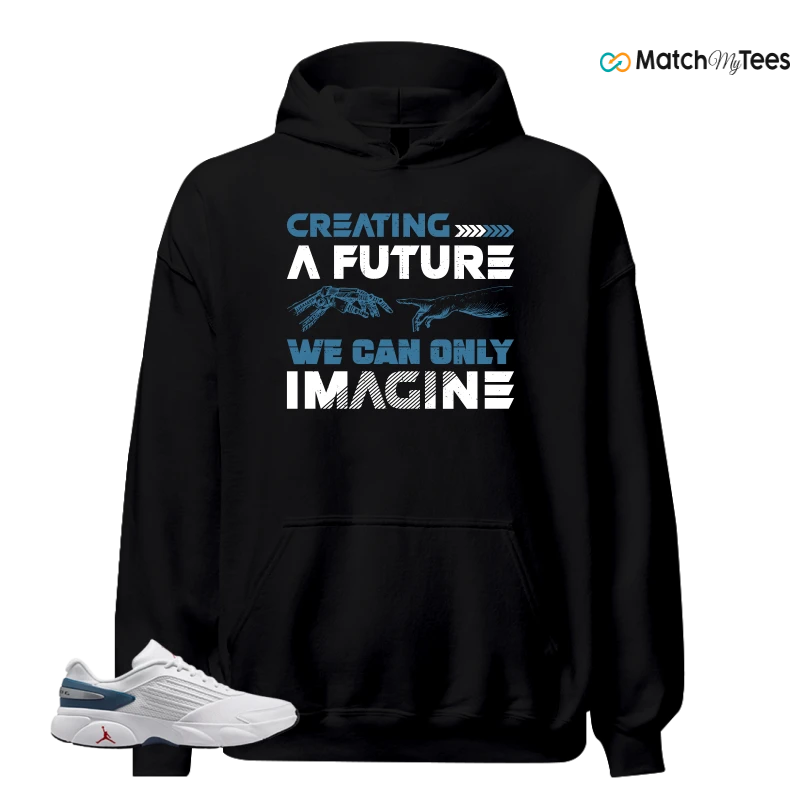 NIKE AIR JORDAN TRUNNER FLOW WHITE TURE BLUE SNEAKER Matching Tees hoodie