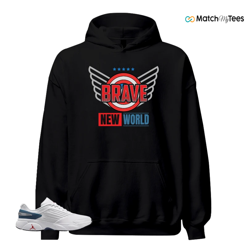 NIKE AIR JORDAN TRUNNER FLOW WHITE TURE BLUE SNEAKER Matching Tees hoodie