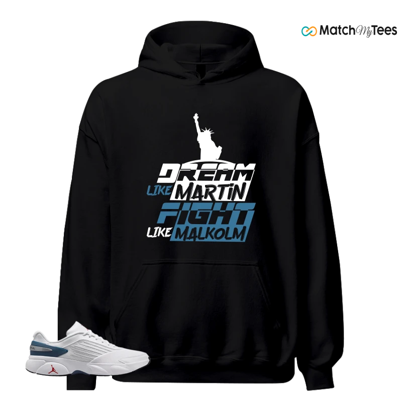 NIKE AIR JORDAN TRUNNER FLOW WHITE TURE BLUE SNEAKER Matching Tees hoodie