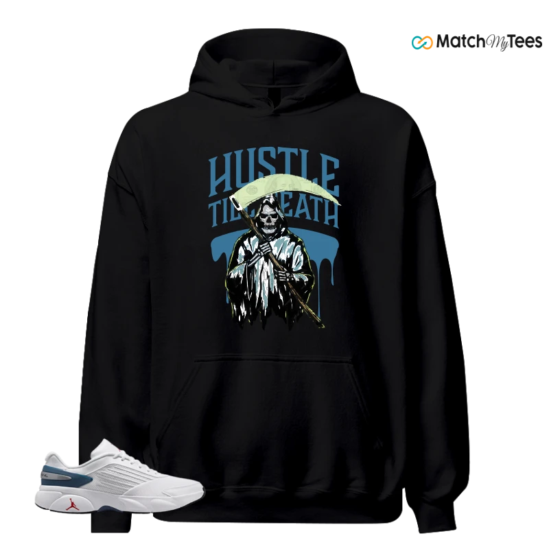 NIKE AIR JORDAN TRUNNER FLOW WHITE TURE BLUE SNEAKER Matching Tees hoodie