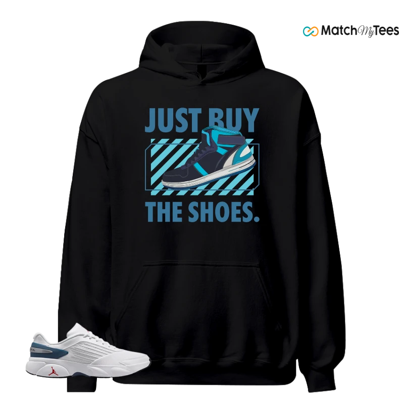 NIKE AIR JORDAN TRUNNER FLOW WHITE TURE BLUE SNEAKER Matching Tees hoodie