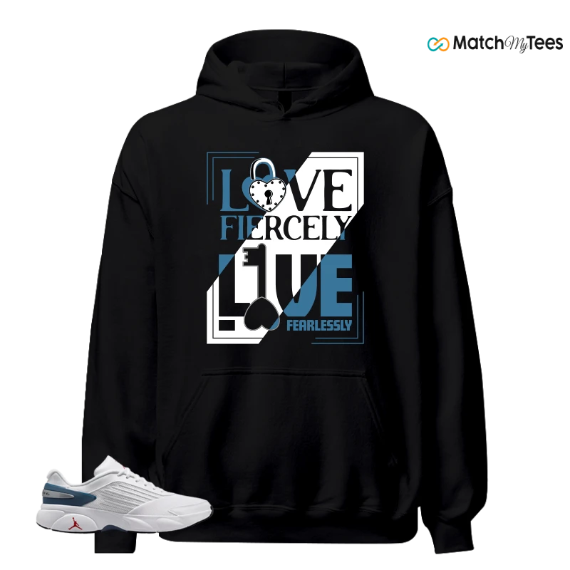 NIKE AIR JORDAN TRUNNER FLOW WHITE TURE BLUE SNEAKER Matching Tees hoodie