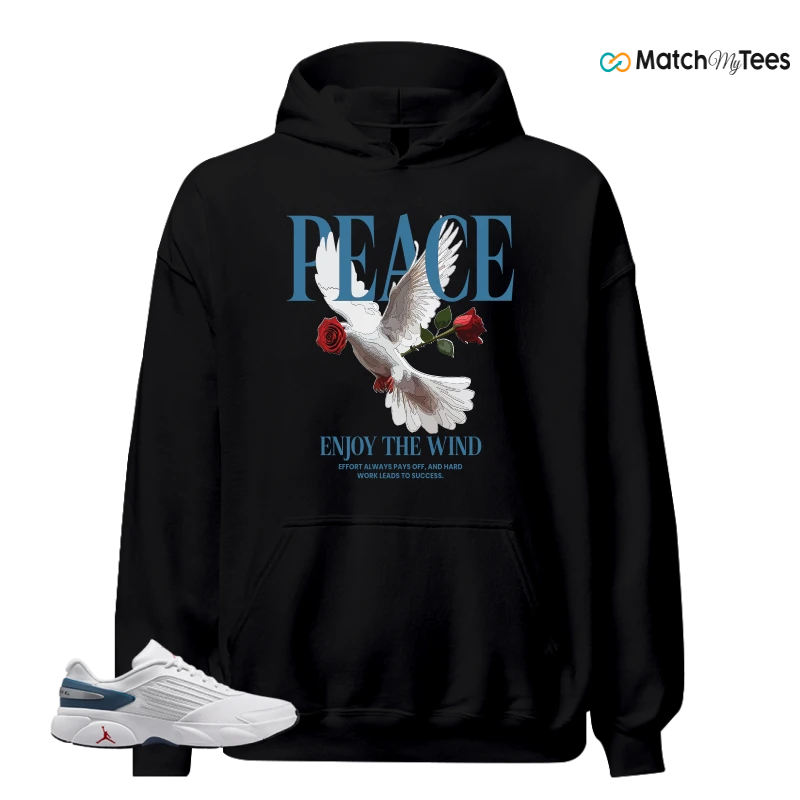 NIKE AIR JORDAN TRUNNER FLOW WHITE TURE BLUE SNEAKER Matching Tees hoodie