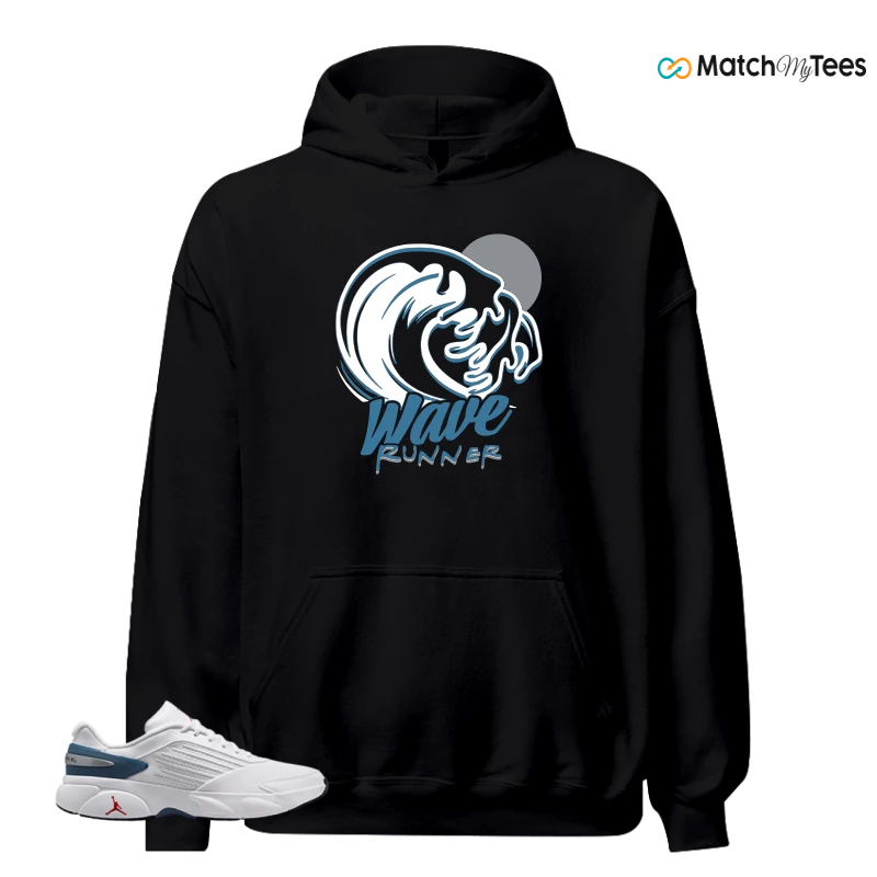 NIKE AIR JORDAN TRUNNER FLOW WHITE TURE BLUE SNEAKER Matching Tees hoodie