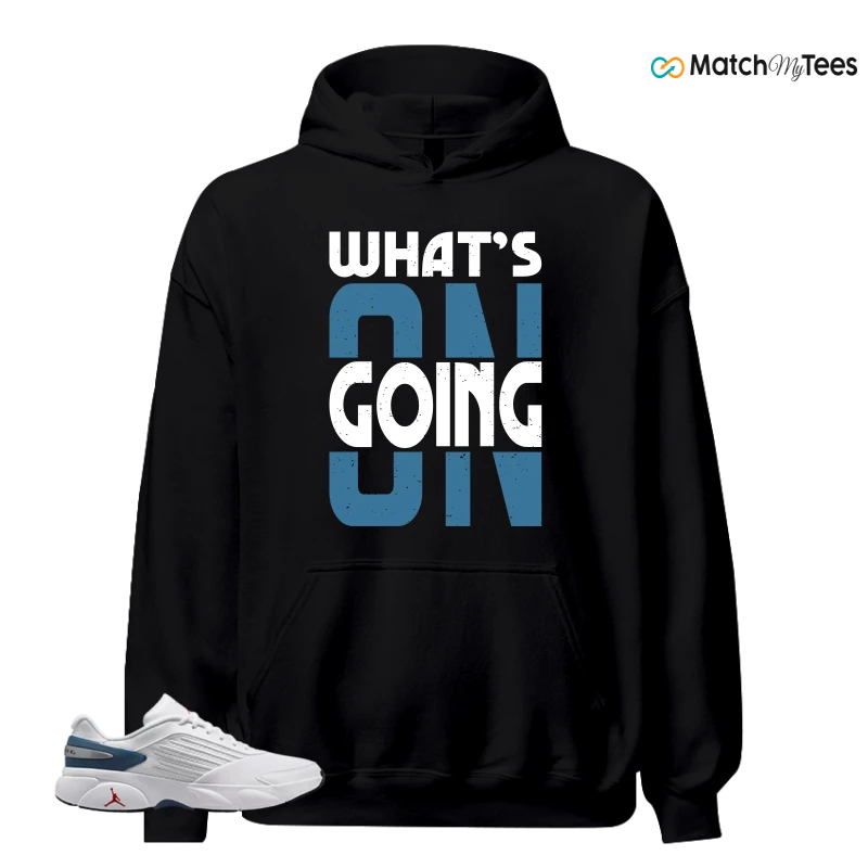 NIKE AIR JORDAN TRUNNER FLOW WHITE TURE BLUE SNEAKER/WHITE/TURE BLUE matching Hoodie