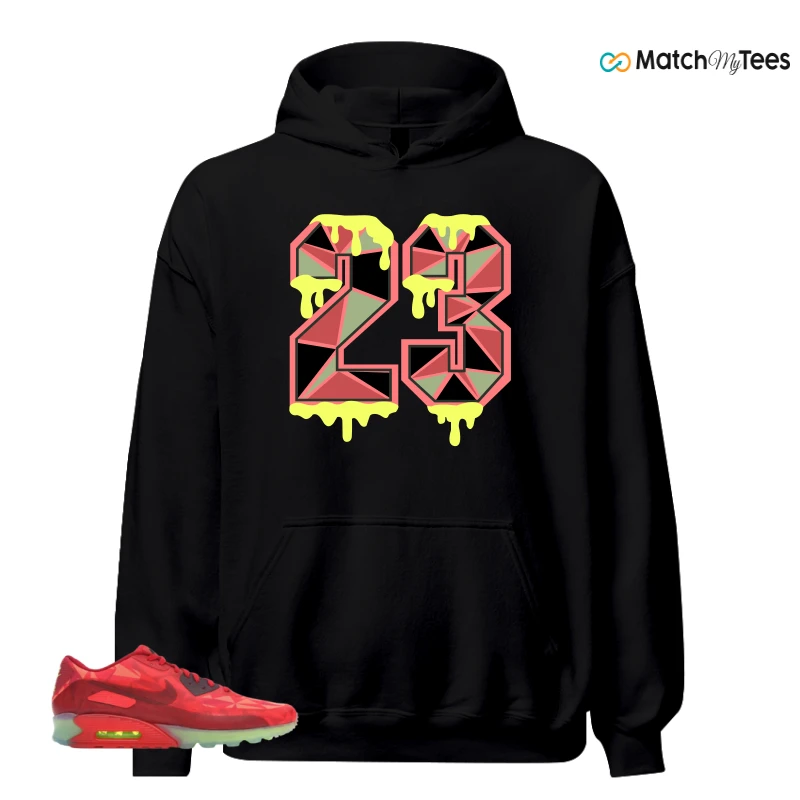 NIKE AIR MAX 90 ICE GYM RED SNEAKER Matching Tees hoodie