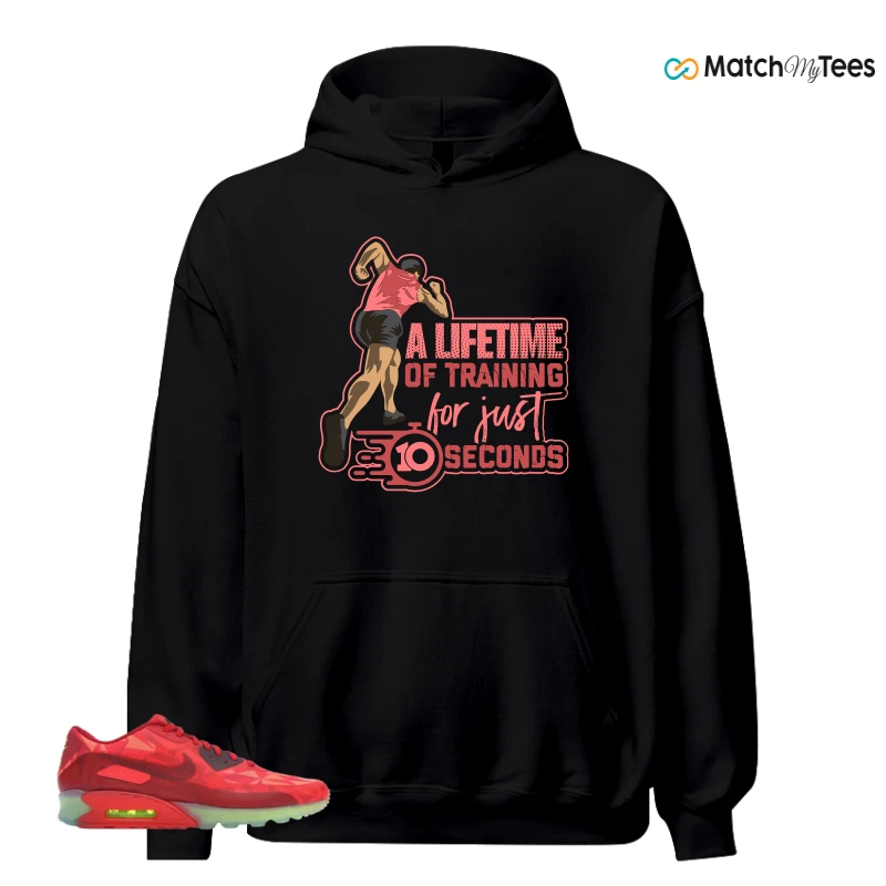 NIKE AIR MAX 90 ICE GYM RED SNEAKER Matching Tees hoodie