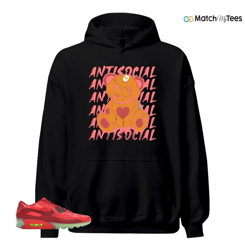 NIKE AIR MAX 90 ICE GYM RED SNEAKER Matching Tees hoodie