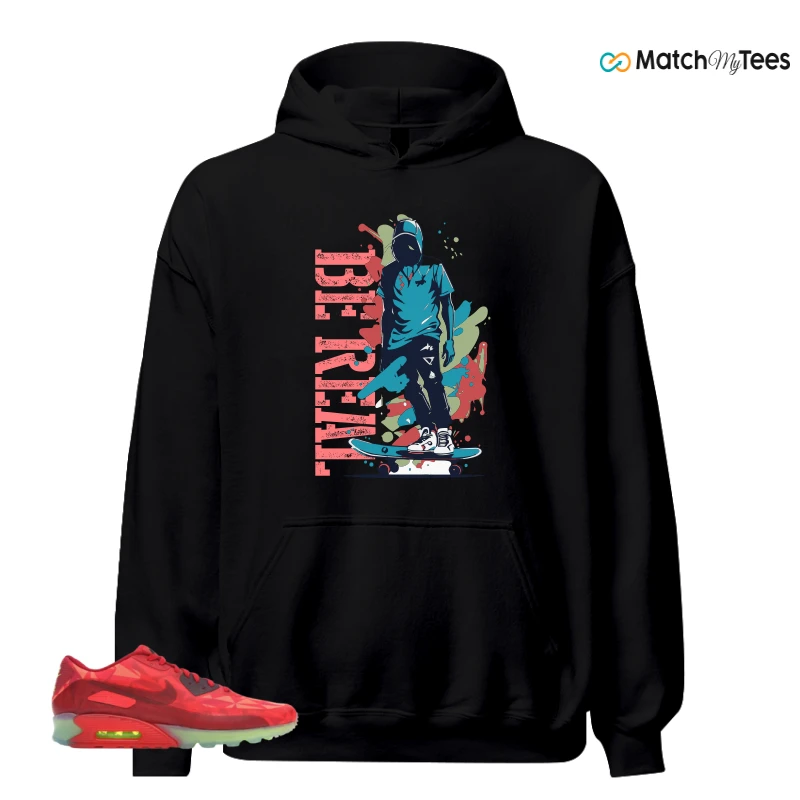 NIKE AIR MAX 90 ICE GYM RED SNEAKER Matching Tees hoodie