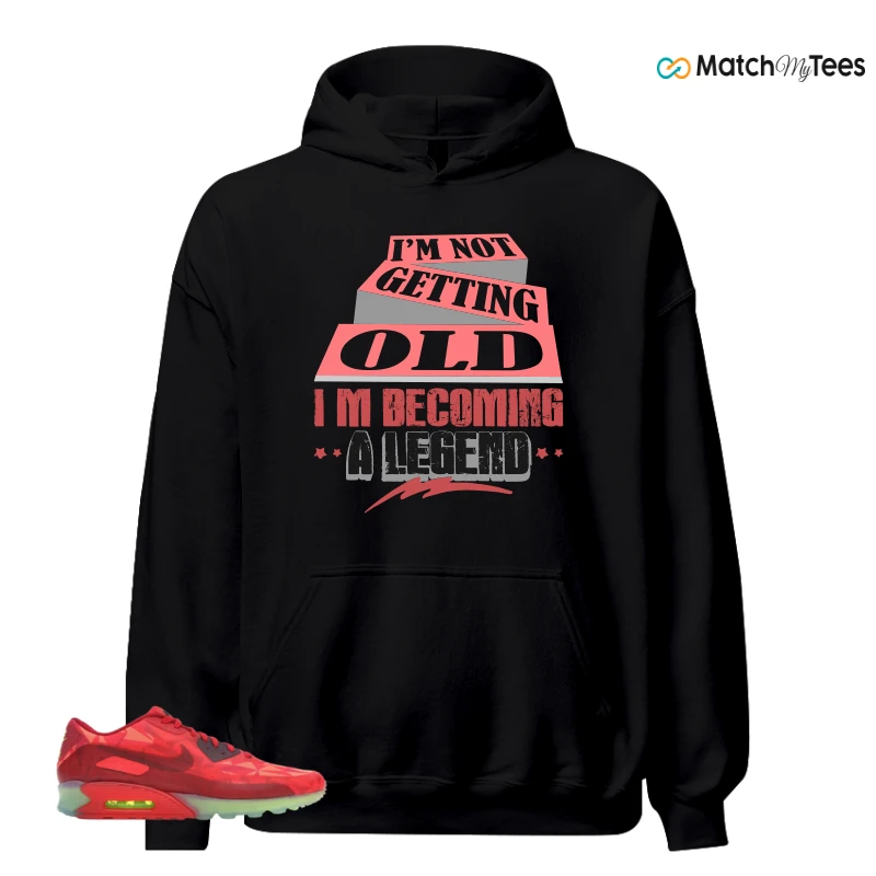 NIKE AIR MAX 90 ICE GYM RED SNEAKER Matching Tees hoodie