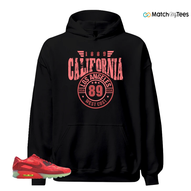 NIKE AIR MAX 90 ICE GYM RED SNEAKER Matching Tees hoodie